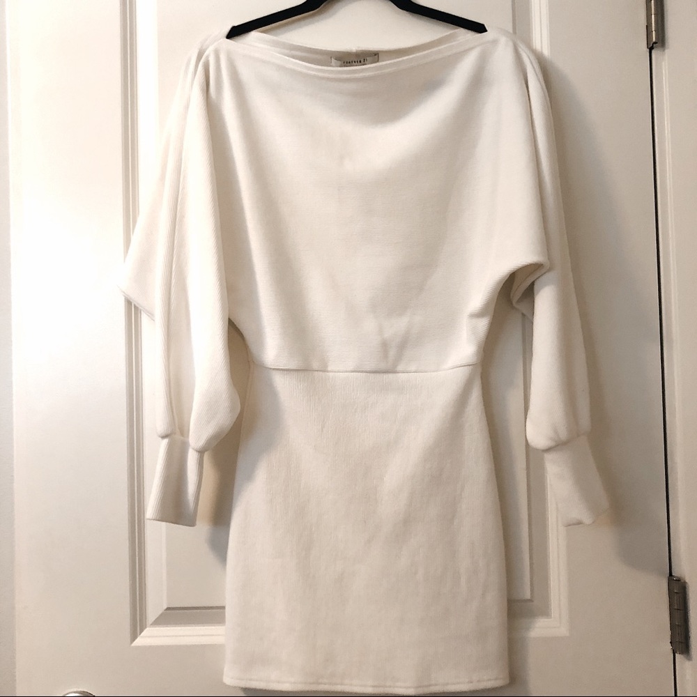 F21 ribbed dress 🤍